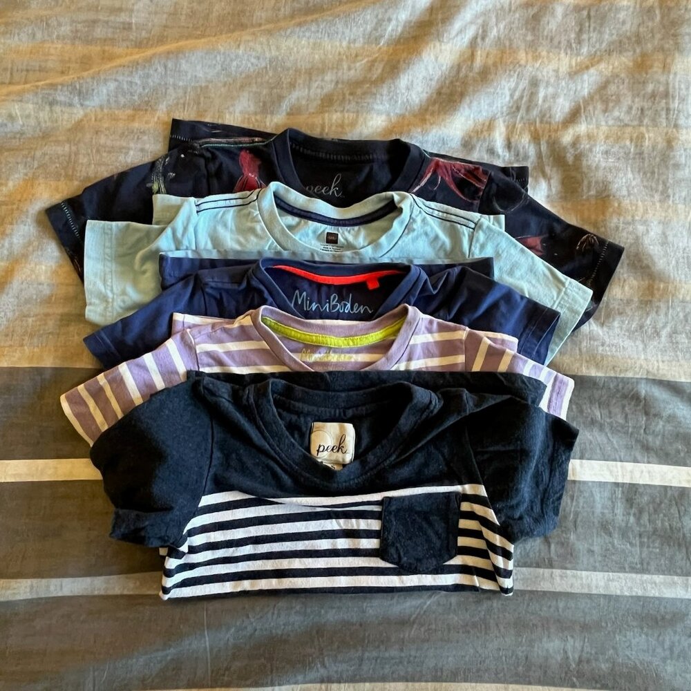 Mini Boden/Tea/Peek Short-sleeve 5 Tees Bundle